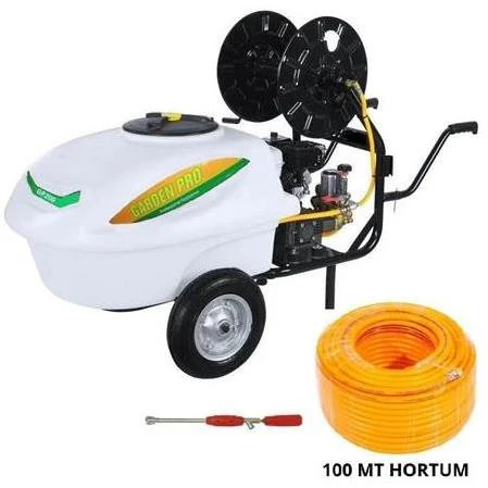 Gardenpro Benzinli Basınçlı İlaçlama Makinası 200 Lt + 100 mt İlaçlama Hortumu ürün görseli 1