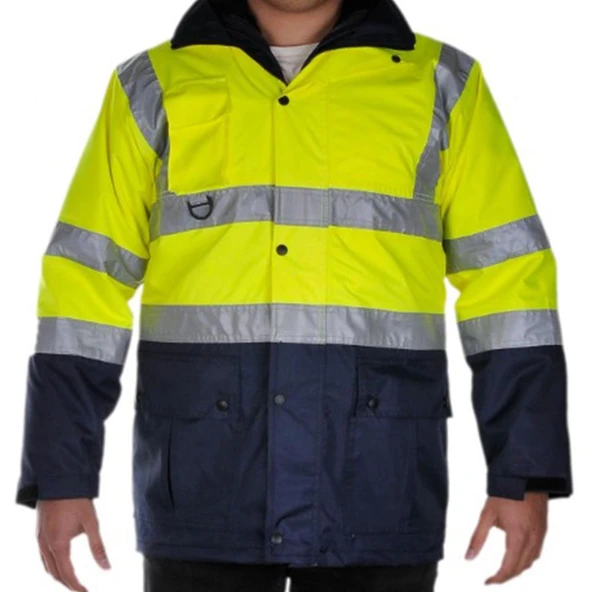 Pollyrain 5+1 Oxfort Parka Sarı/Lacivert  XL ürün görseli 1