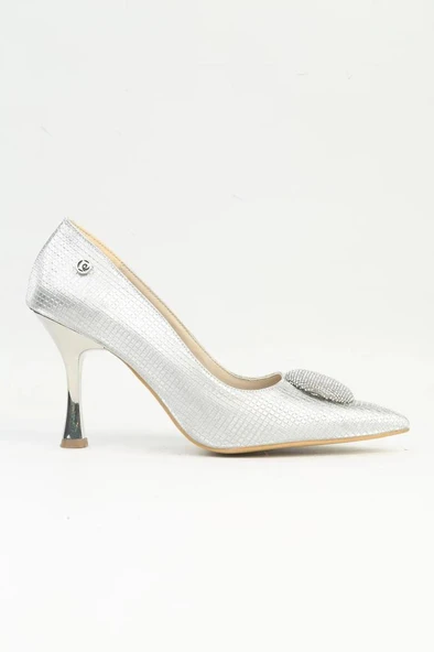 Pierre Cardin 54031 Kadın Abiye Taşlı Stiletto Ayakkabı ürün görseli 1