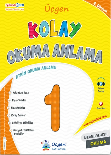 Üçgen 1.Sınıf Hızlı Okuma Seti (3 Kitap) - Resim 4