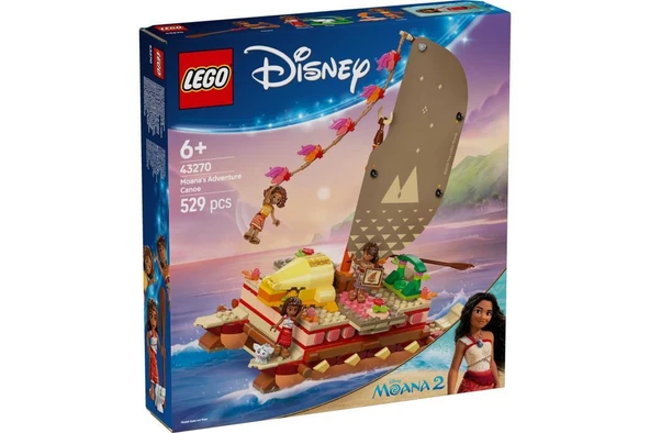 LEGO Disney 43270 Moana's Adventure Canoe ürün görseli 1