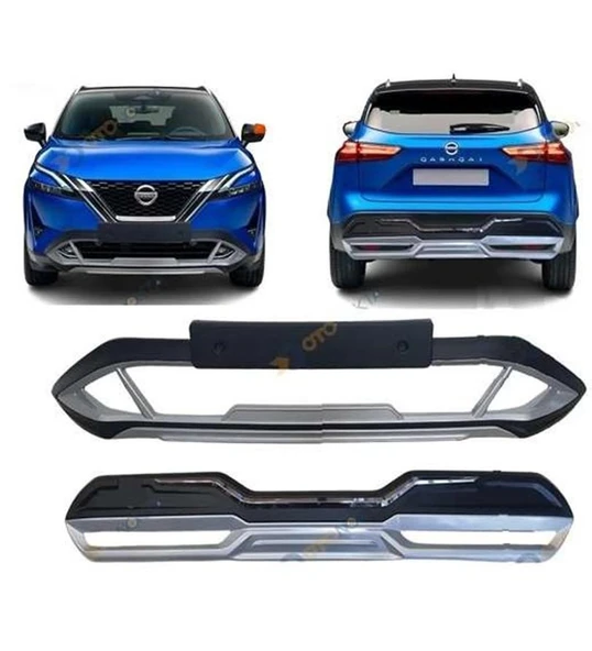 Nissan Qashqai Uyumlu 2021 Sonrası Ön Arka Tampon Koruma Difüzör ürün görseli 1