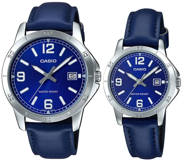 Casio MTP-LTP-V004L-2BUDF Çift Kol Saati (Kadın-Erkek) ürün görseli 1