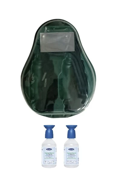 Göz Duşu Solüsyonu İstasyonu Set (1 Adet Boş İstasyon +2 Adet Mavi Kimyasal Göz Duşu Solüsyonu 250 Ml Actıomedıc Bıophos 74 ürün görseli 1