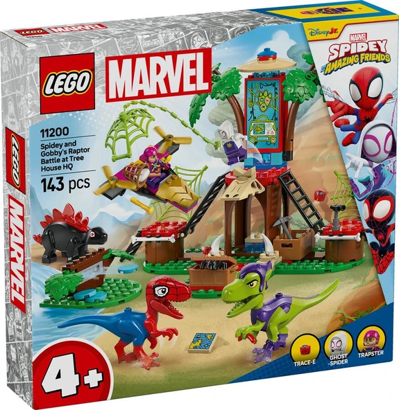 LEGO Super Heroes 11200 Spidey and Gobby's Raptor Battle at Tree House HQ ürün görseli 1