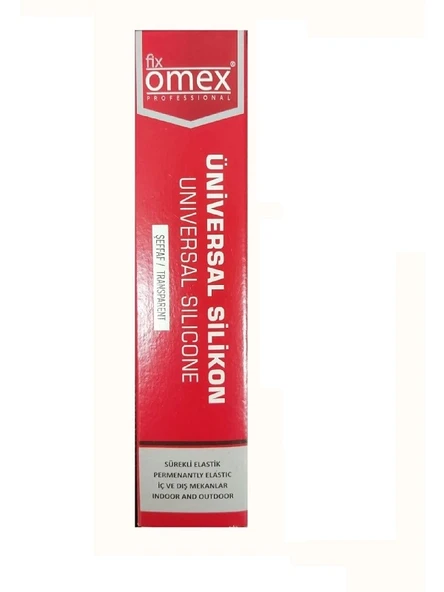 FİX OMEX ŞEFFAF TÜP SİLİKON 40 ML ürün görseli 1