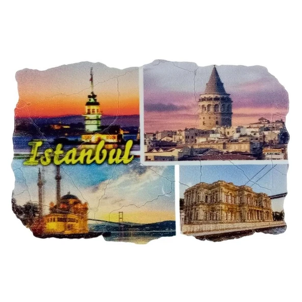 İstanbul Temalı Fresco Magnet ürün görseli 1