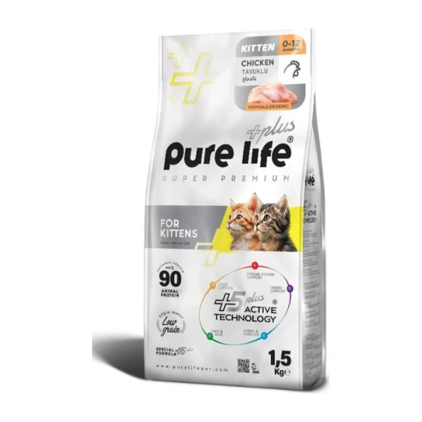 Plus Tavuklu Yavru Kedi 1.5 kg ürün görseli 1