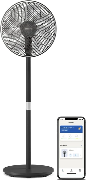 Philips 3000 Serisi CX3550/01 Ayaklı Siyah Vantilatör ürün görseli 1