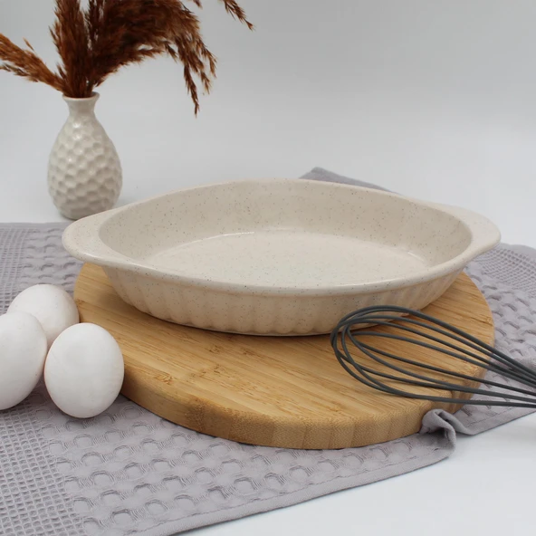 Arna Seramik  Fırın Kabı  Yanmaz Yapışmaz 33 Cm ürün görseli 1