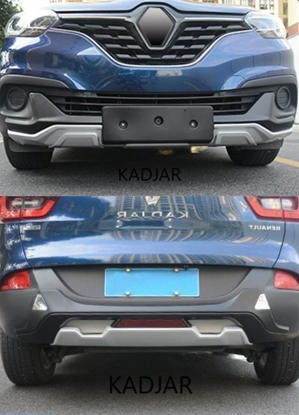 Renault Kadjar Uyumlu Ön Arka Tampon Koruma Difüzör 2015-2016-2017-2018 ürün görseli 1