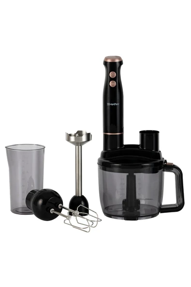 Heifer  Blender Seti Metal  + 2 Kademeli Modern Siyah  1500W  DC Motor ürün görseli 1