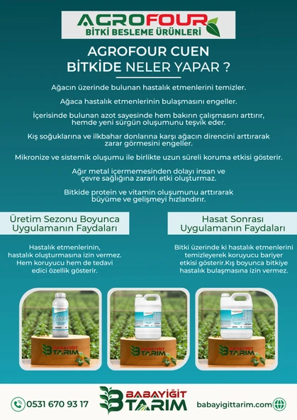 AGROFOUR CUEN SIVI BİTKİ GÜBRESİ 5 LT - Resim 3