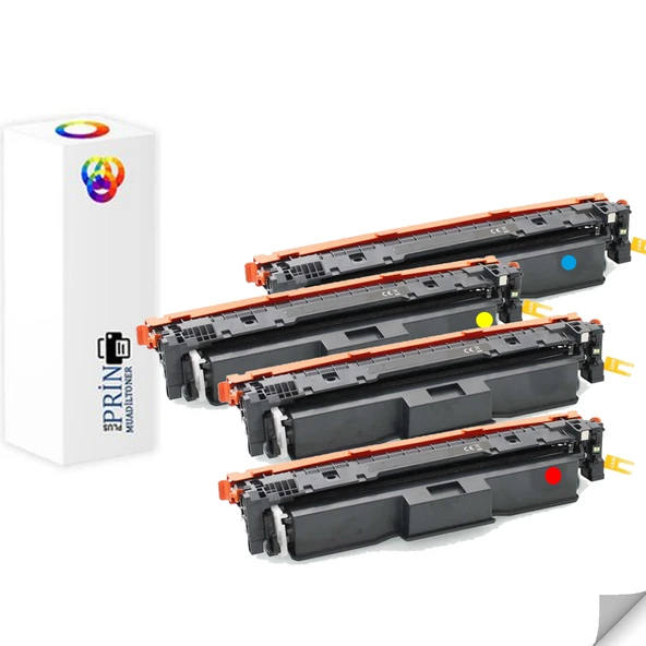 Canon CRG-069H / Canon i-SENSYS MF754Cdw Muadil Toneri Takım 4 Renk Chipsiz ürün görseli 1