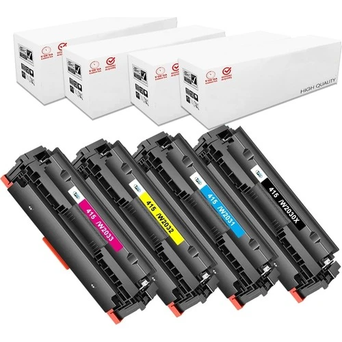 Hp 415X /Hp Laserjet Pro M479DW Yazıcı Uyumlu Chipsiz Muadil Toner 1 Set 6000 Yüksek Baskı ürün görseli 1