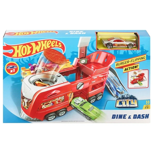 Hot Wheels Hareketli Restoran Oyun Seti FJN39 ürün görseli 1