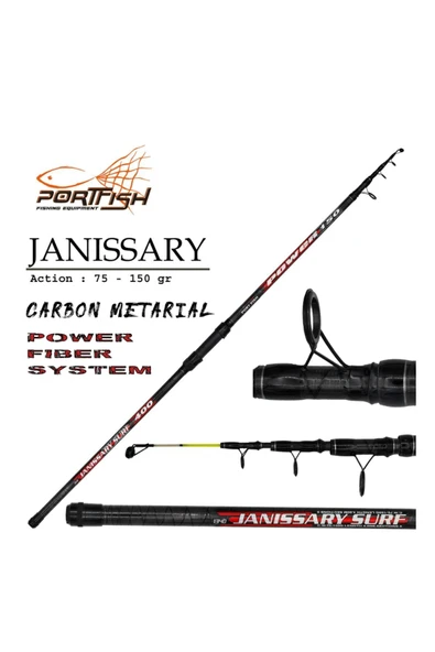 Portfish Janissary Surf Olta Kamışı 300cm 75-150 gr ürün görseli 1