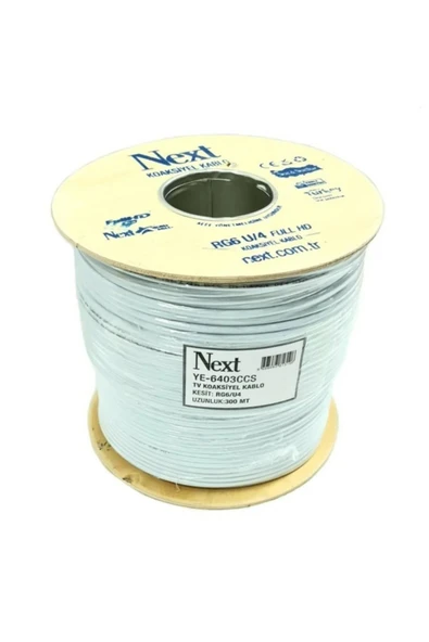 Next Ye-6403 Anten Kablosu Rg6 U4 64 Tel 300 Metre ürün görseli 1