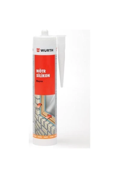 WÜRTH NÖTR SİLİKON BEYAZ 310 ML ürün görseli 1