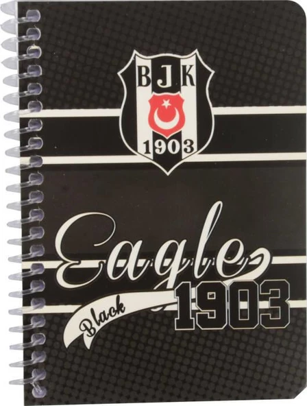 Beşiktaş Lisanslı Bloknot Spiralli A6 ürün görseli 1