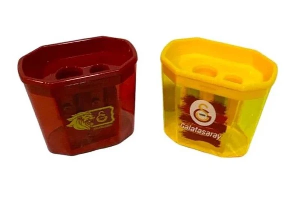 Galatasaray Çöp Hazneli Çift Gözlü Kalemtıraş ürün görseli 1