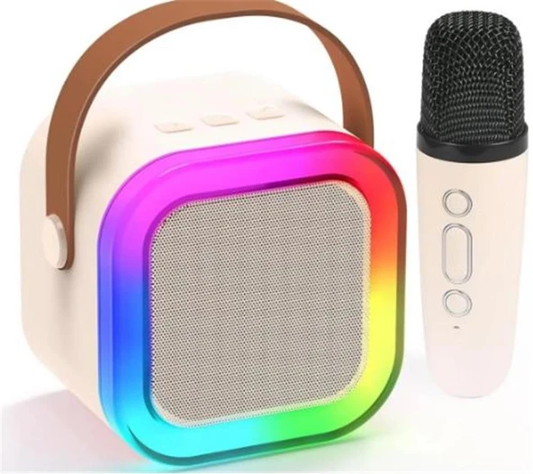 WowKids YS13 İki Mikrofonlu Pembe Karaoke Speaker ürün görseli 1