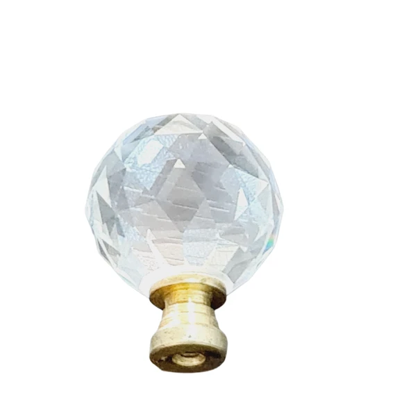 Kristal Sarı Ayak 40 mm Kulp ( 5 ADET ) - Resim 2