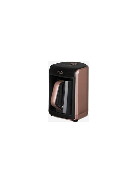 Abdullah Efendi Keyif E-220 Rose Gold Közde Pişirme Özellikli Türk Kahve Makinesi ürün görseli 1