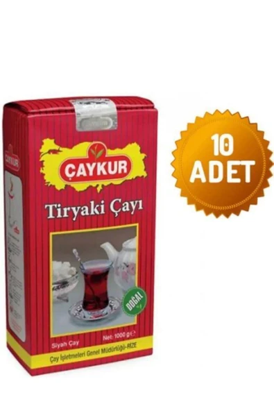 Çaykur Tiryaki Çayı 1000 Gr 10 Adet ürün görseli 1