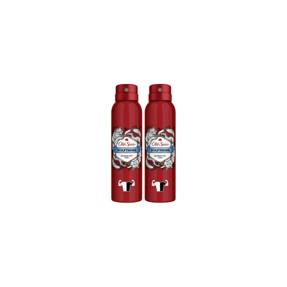 Old Spice Sprey Deodorant Wolfthorn 2'li 150 ml ürün görseli 1