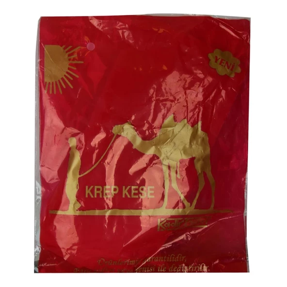 Krep Kese Beyaz Hamam Banyo Köpük Torbası 48CM X 113CM ürün görseli 1