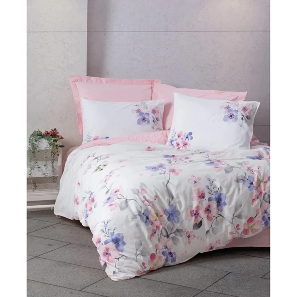 Cotton Box Nevresim Takımı Tek Kişilik Jayda Pembe ürün görseli 1