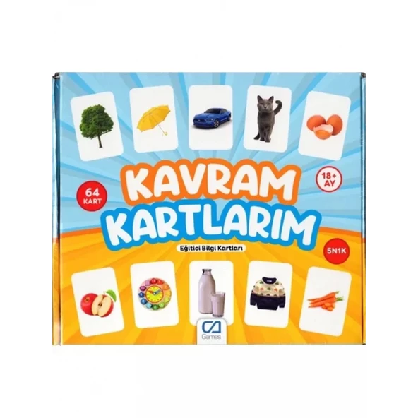 Games Kavram Kartlarım 64 Kart 5175 ürün görseli 1