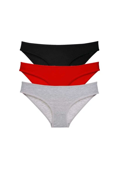 3 adet Süper Eko Set Likralı Kadın Slip Külot 540 ürün görseli 1