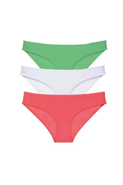 3 adet Süper Eko Set Likralı Kadın Slip Külot 546 ürün görseli 1