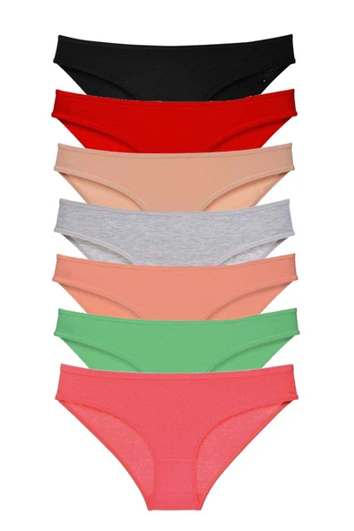 7 adet Süper Eko Set Likralı Kadın Slip Külot Set 4 ürün görseli 1
