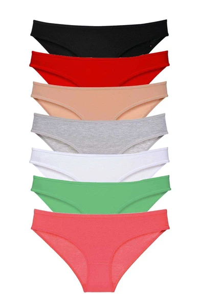 7 adet Süper Eko Set Likralı Kadın Slip Külot Set 3 ürün görseli 1