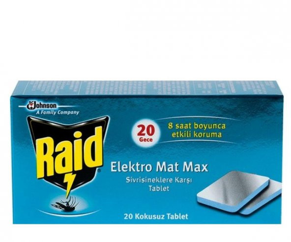 Raid Elektro Mat 20Li Tablet ürün görseli 1
