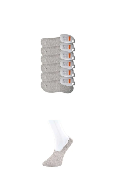 Gri Erkek Babet Çorap 6 çift - Resim 5