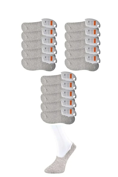 Gri Erkek Babet Çorap 15 çift - Resim 11