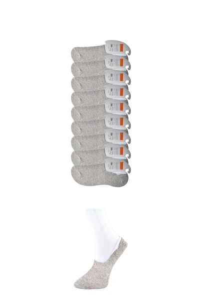 Gri Erkek Babet Çorap 9 çift - Resim 11