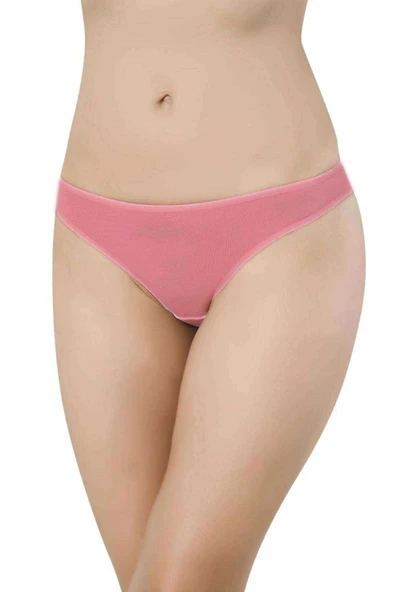 Fuşya Kadın Günlük Pamuklu Likralı Özel Poşet İçinde Taşınabilir Acil Durum Slip Külot ürün görseli 1