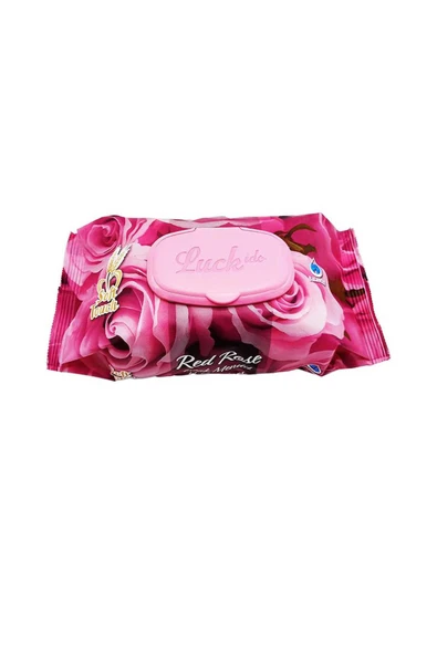 Red Rose Islak Havlu Mendil 90 Adet Kapaklı Gül Kokulu ürün görseli 1