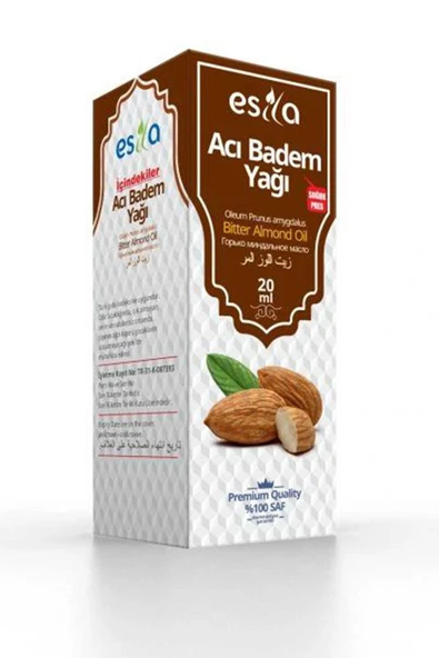 Acı Badem Yağı 20 Ml. - Resim 2