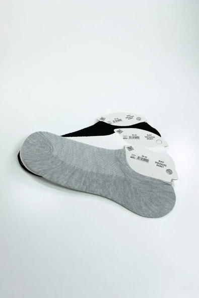 3 Çift Erkek Babet Çorap - Resim 3