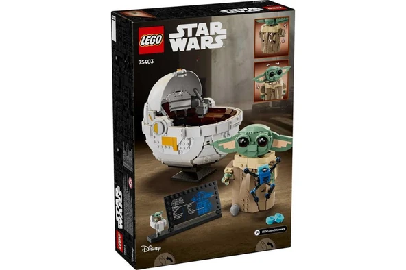LEGO Star Wars 75403 Grogu with Hover Pram - Resim 2