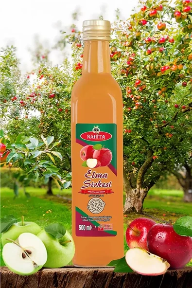 Elma Sirkesi % 100 doğal Katkısız 500 ml - Resim 10