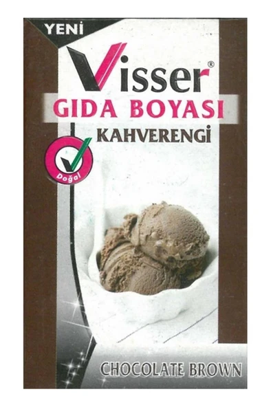 Visser Toz Gıda Boyası Kahverengi ürün görseli 1