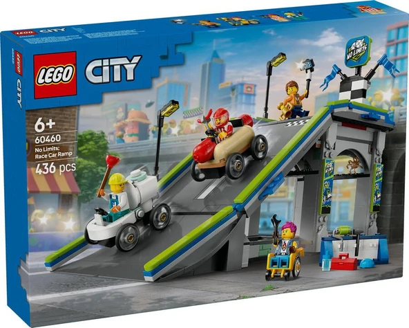 LEGO City 60460 No Limits: Race Car Ramp Track ürün görseli 1