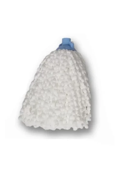 Mop Mikrofiber Beyaz Örgülü Paspas İp MF01 - Resim 5